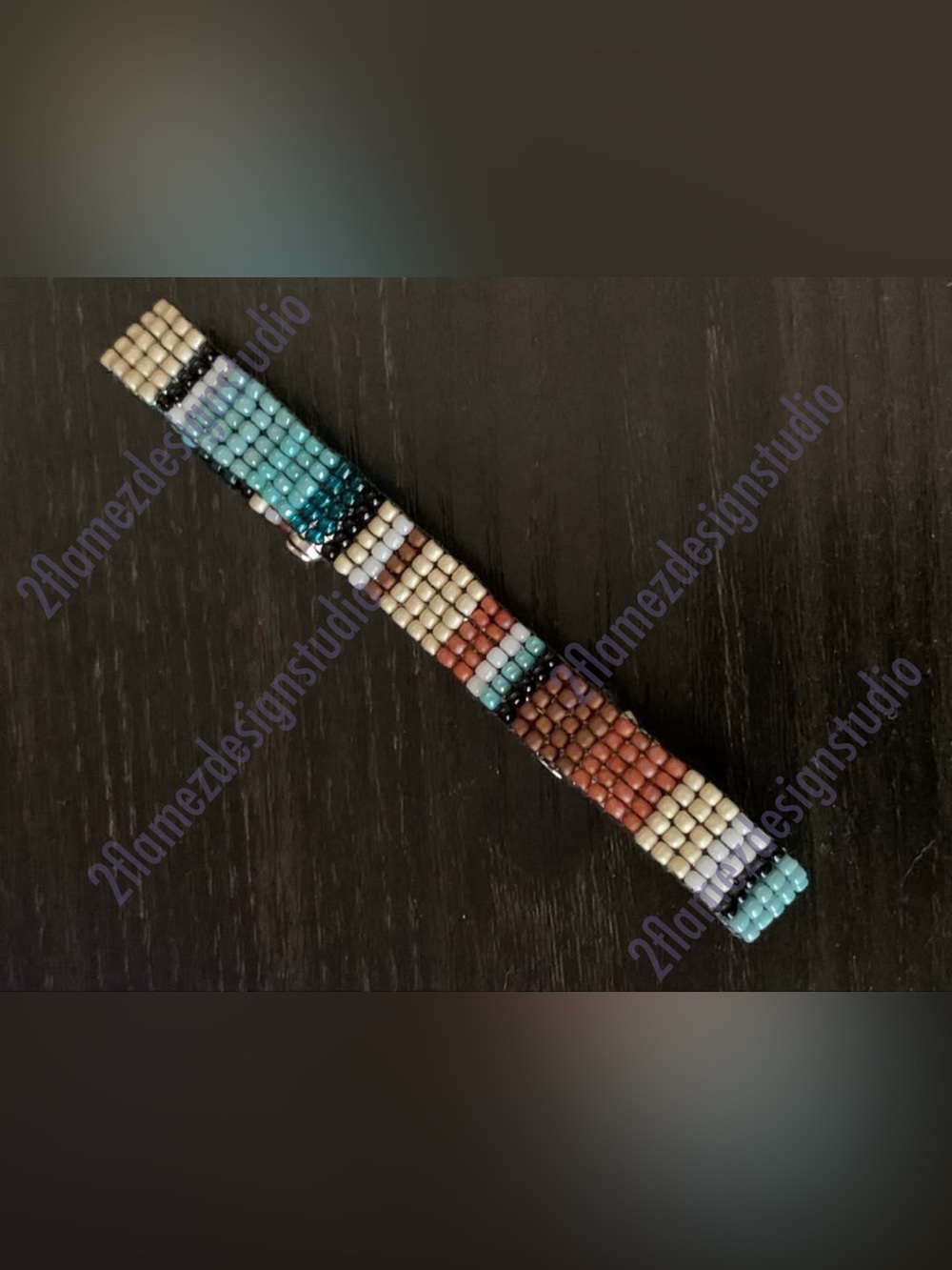 Handmade Blanket Seed Bead Bracelets - 2 colors - Picture 5 of 6
